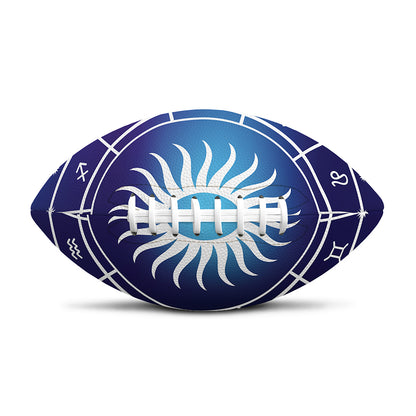 Zodiac Horoscopes Print Rugby Ball