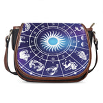 Zodiac Horoscopes Print Saddle Bag