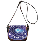 Zodiac Horoscopes Print Saddle Bag