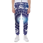 Zodiac Horoscopes Print Scuba Joggers