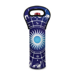 Zodiac Horoscopes Print Single Neoprene Wine Tote