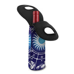 Zodiac Horoscopes Print Single Neoprene Wine Tote