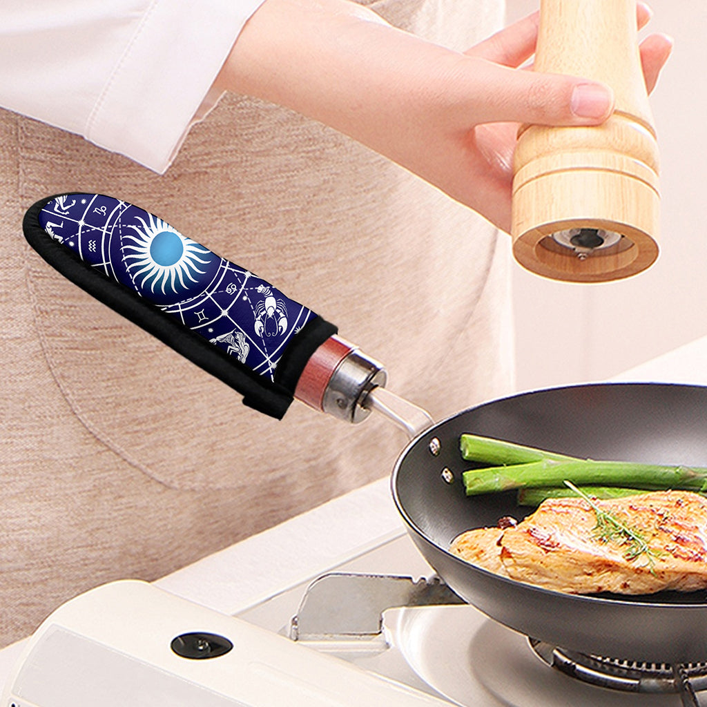 Zodiac Horoscopes Print Skillet Handle Cover