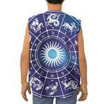 Zodiac Horoscopes Print Sleeveless Baseball Jersey
