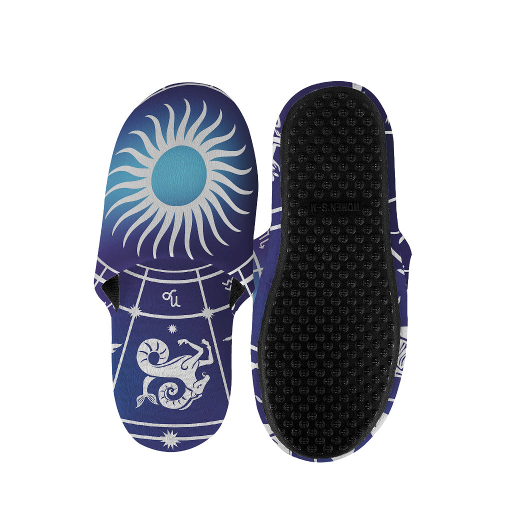 Zodiac Horoscopes Print Slippers