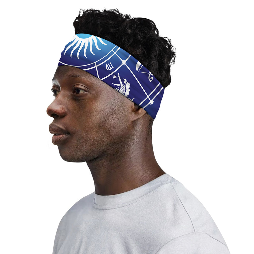 Zodiac Horoscopes Print Sports Headband