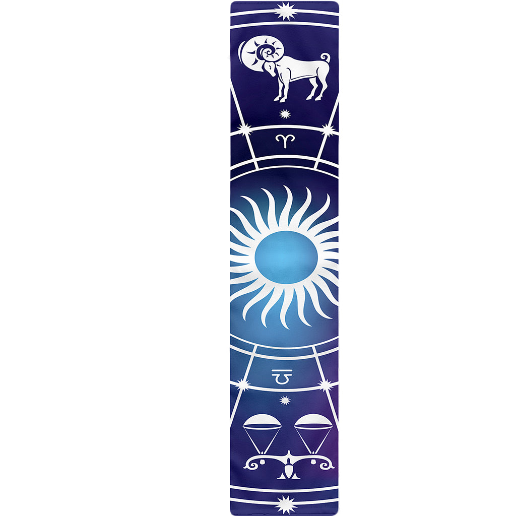 Zodiac Horoscopes Print Table Runner