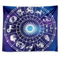 Zodiac Horoscopes Print Tapestry