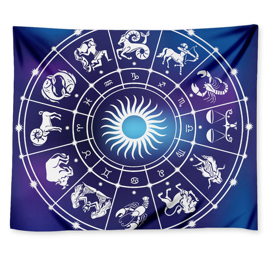 Zodiac Horoscopes Print Tapestry
