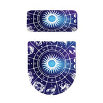 Zodiac Horoscopes Print Toilet Lid And Tank Cover Set