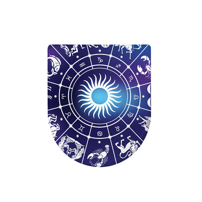 Zodiac Horoscopes Print Toilet Lid Cover
