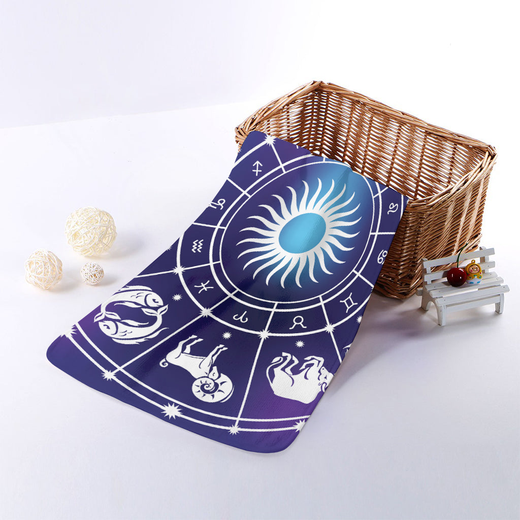 Zodiac Horoscopes Print Towel