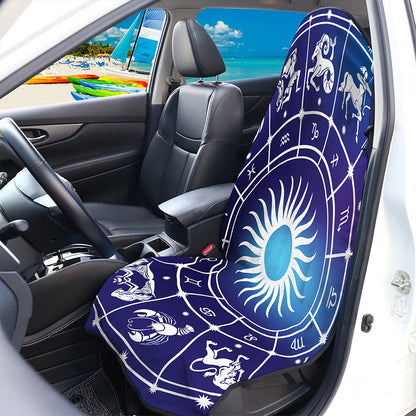 Zodiac Horoscopes Print Waterproof Car Seat Cover