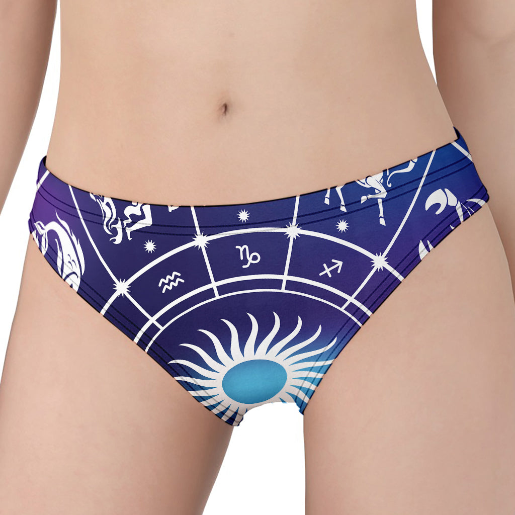 Zodiac Horoscopes Print Women's Panties