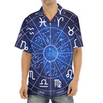 Zodiac Signs Wheel Print Aloha Shirt