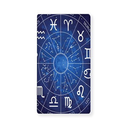 Zodiac Signs Wheel Print Baby Crib Sheet