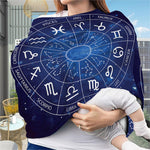 Zodiac Signs Wheel Print Baby Seat Cover