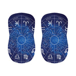Zodiac Signs Wheel Print Bar Stool Covers