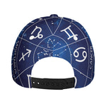 Zodiac Signs Wheel Print Baseball Cap