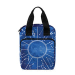 Zodiac Signs Wheel Print Bible Tote Bag