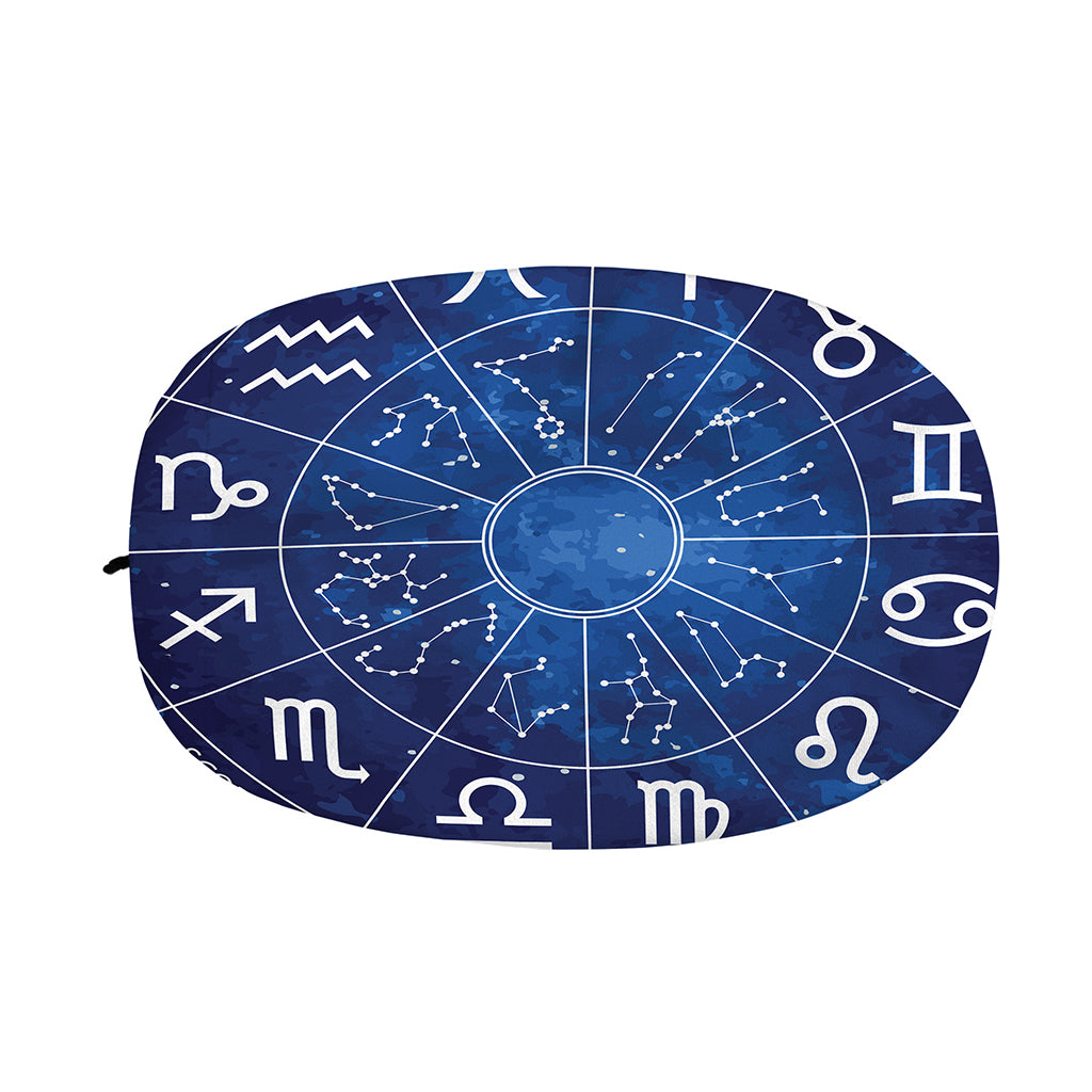 Zodiac Signs Wheel Print Car Side Mirror Covers