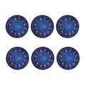 Zodiac Signs Wheel Print Coaster Set