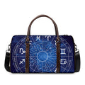 Zodiac Signs Wheel Print Duffel Bag