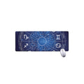 Zodiac Signs Wheel Print Extended Mouse Pad