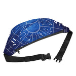 Zodiac Signs Wheel Print Fanny Pack