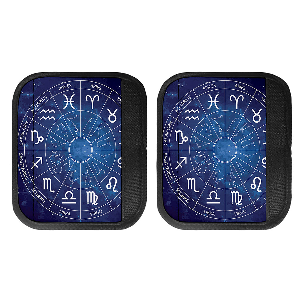 Zodiac Signs Wheel Print Handle Covers