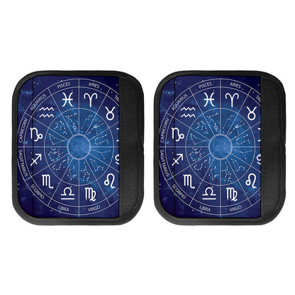 Zodiac Signs Wheel Print Handle Covers