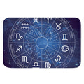 Zodiac Signs Wheel Print Indoor Door Mat