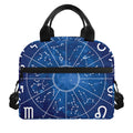 Zodiac Signs Wheel Print Insulated Lunch Bag