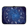 Zodiac Signs Wheel Print Laptop Sleeve