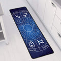 Zodiac Signs Wheel Print Long Kitchen Mat