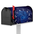 Zodiac Signs Wheel Print Mailbox Cover