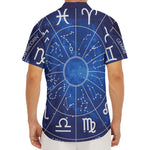 Zodiac Signs Wheel Print Men's Deep V-Neck Shirt