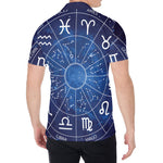 Zodiac Signs Wheel Print Men's Shirt