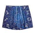 Zodiac Signs Wheel Print Mesh Shorts