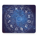 Zodiac Signs Wheel Print Mouse Pad