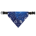Zodiac Signs Wheel Print Over The Collar Dog Bandana