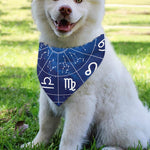 Zodiac Signs Wheel Print Over The Collar Dog Bandana