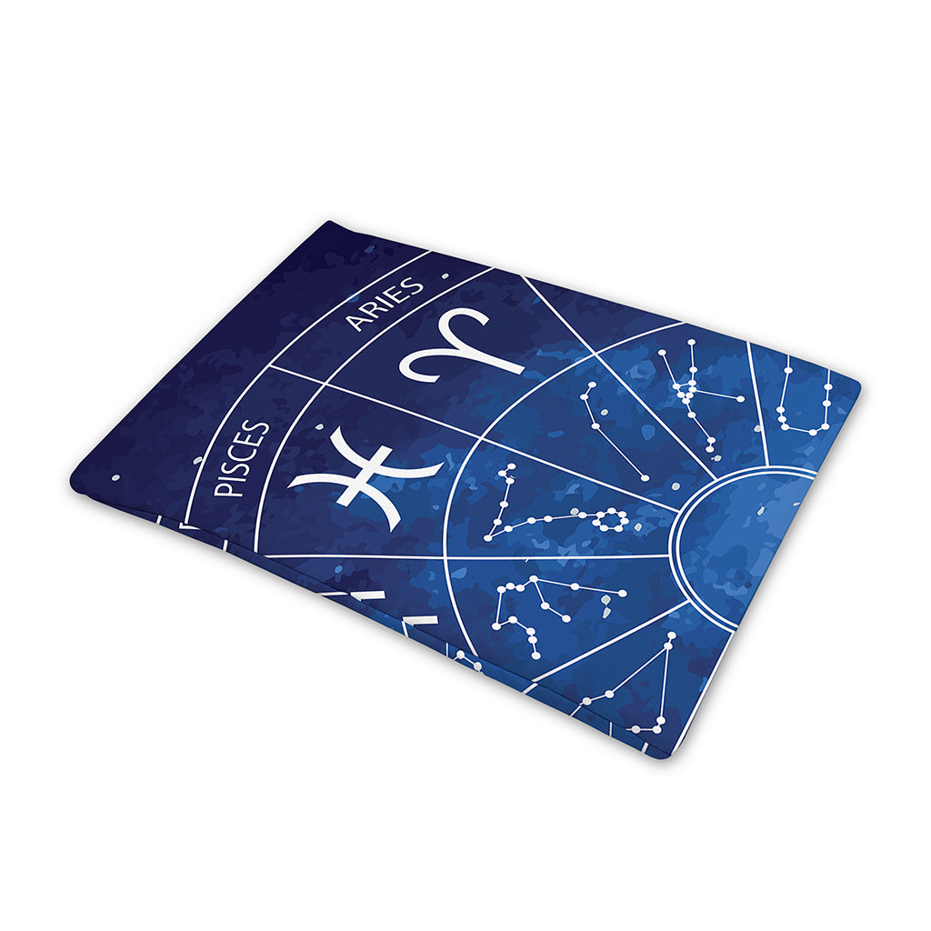 Zodiac Signs Wheel Print Pet Cooling Mat Cover