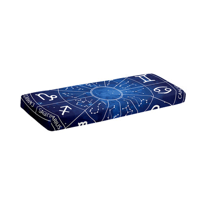 Zodiac Signs Wheel Print Piano Keyboard Cover