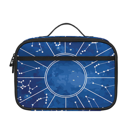 Zodiac Signs Wheel Print Portable Lunch Bag