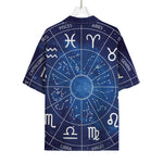 Zodiac Signs Wheel Print Rayon Hawaiian Shirt