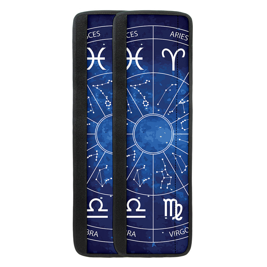 Zodiac Signs Wheel Print Refrigerator Handle Covers