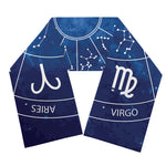 Zodiac Signs Wheel Print Scarf