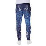 Zodiac Signs Wheel Print Scuba Joggers