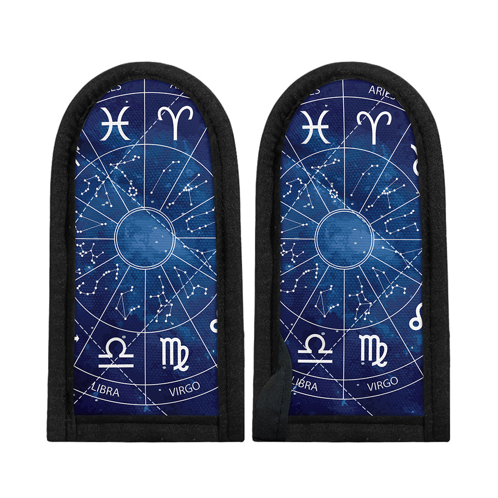 Zodiac Signs Wheel Print Skillet Handle Cover
